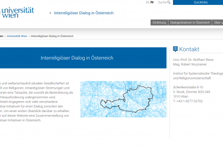 Neue Website Interreligiöser Dialog in Österreich Neue Website Interreligiöser Dialog in Österreich