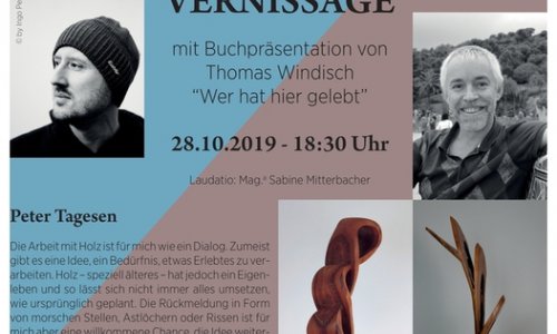 Vernissage am 28.Oktober 2019, 18.30 Uhr