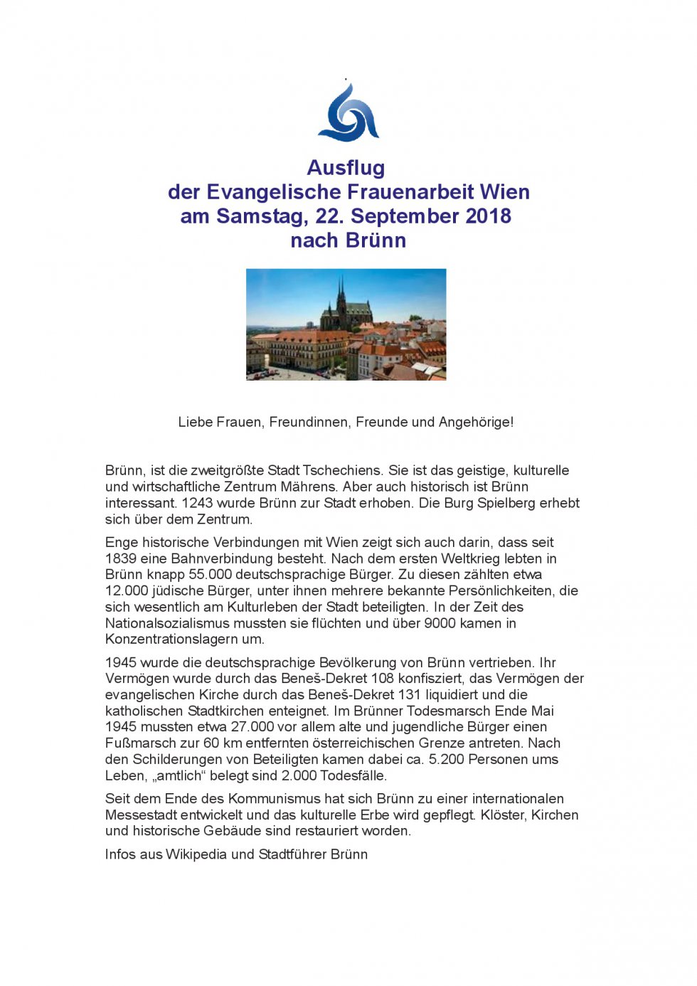 Informationen über Brünn