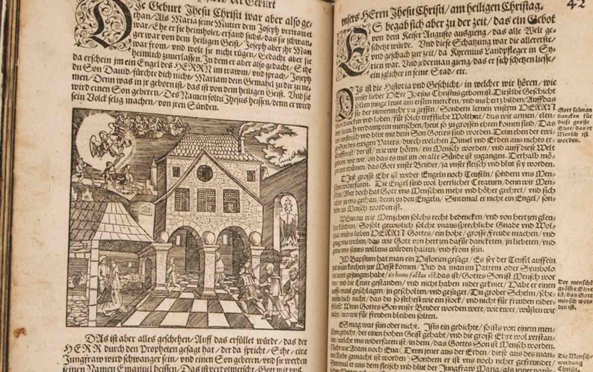 Objekte aus der Zeit der Reformation, wie hier die Hauspostille von Martin Luther, zeigt das Volkskundemuseum Wien in einer informativen Schau. Foto: Volkskundemuseum Wien