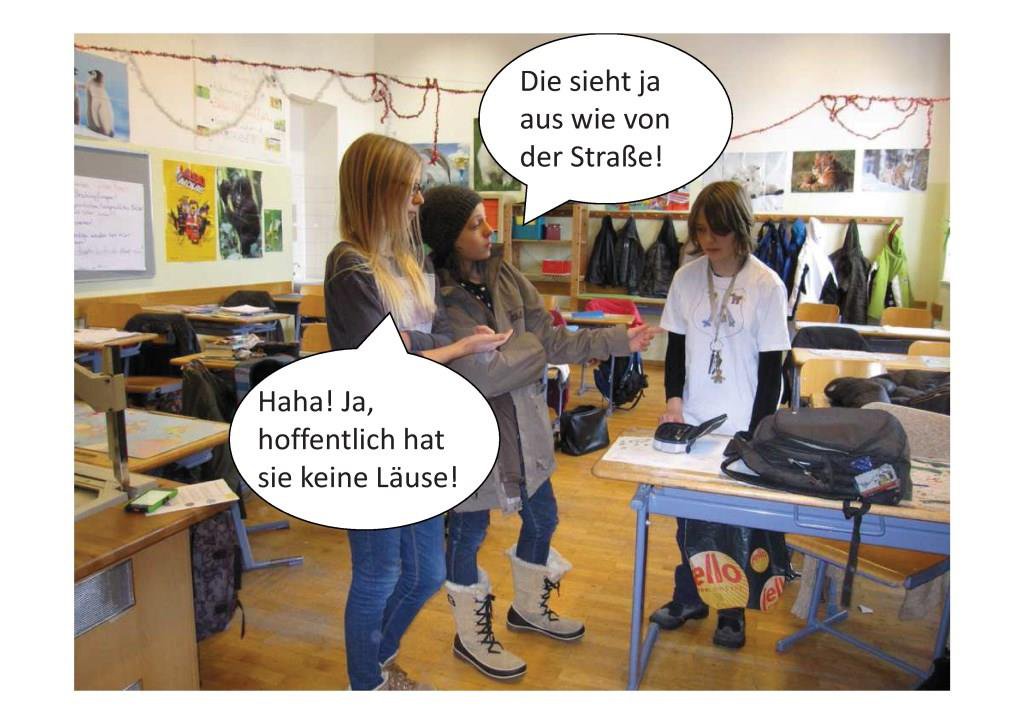 Die dritte und fünfte Klasse des Bundesrealgymnasiums Wien 19...
