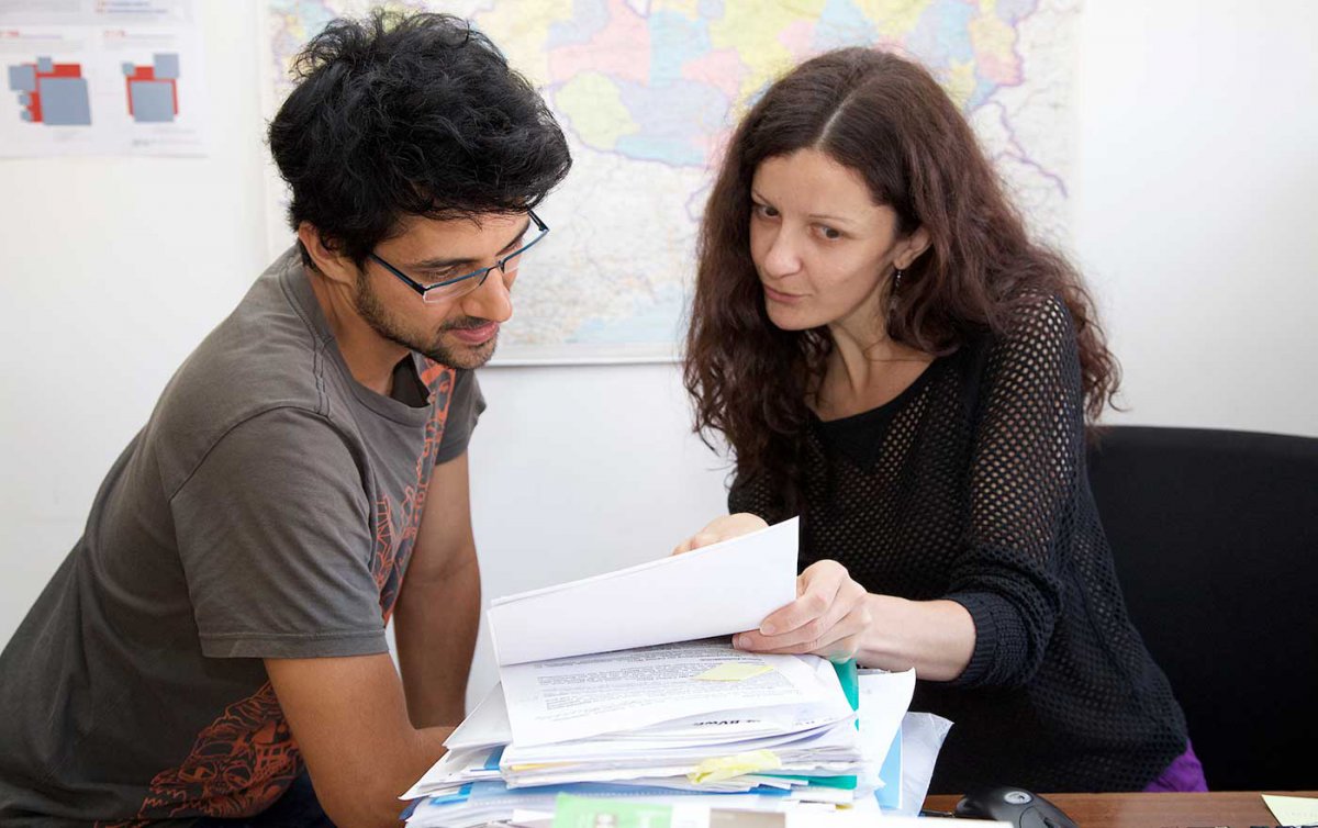 Das Institut für öffentliche Theologie und Ethik der Diakonie hat ein neues Argumentarium zum Thema Flucht und Asyl veröffentlicht. Foto: Diakonie /Nadja Meister