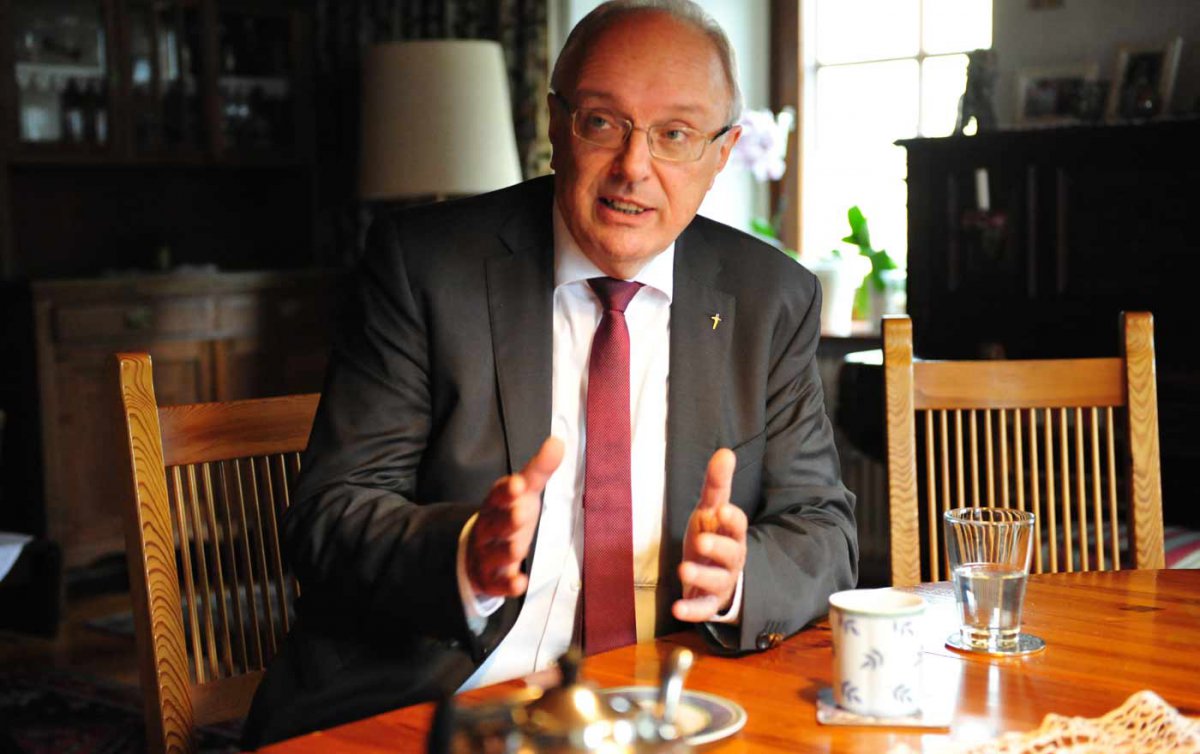   Bischof Bünker: „Die Evangelische Kirche ist wie alle, die in unserer Gesellschaft Verantwortung tragen, verpflichtet, gegen Antisemitismus aufzutreten und daraus auch die entsprechenden Konsequenzen zu ziehen.&quot; Foto: epd/M. Uschmann