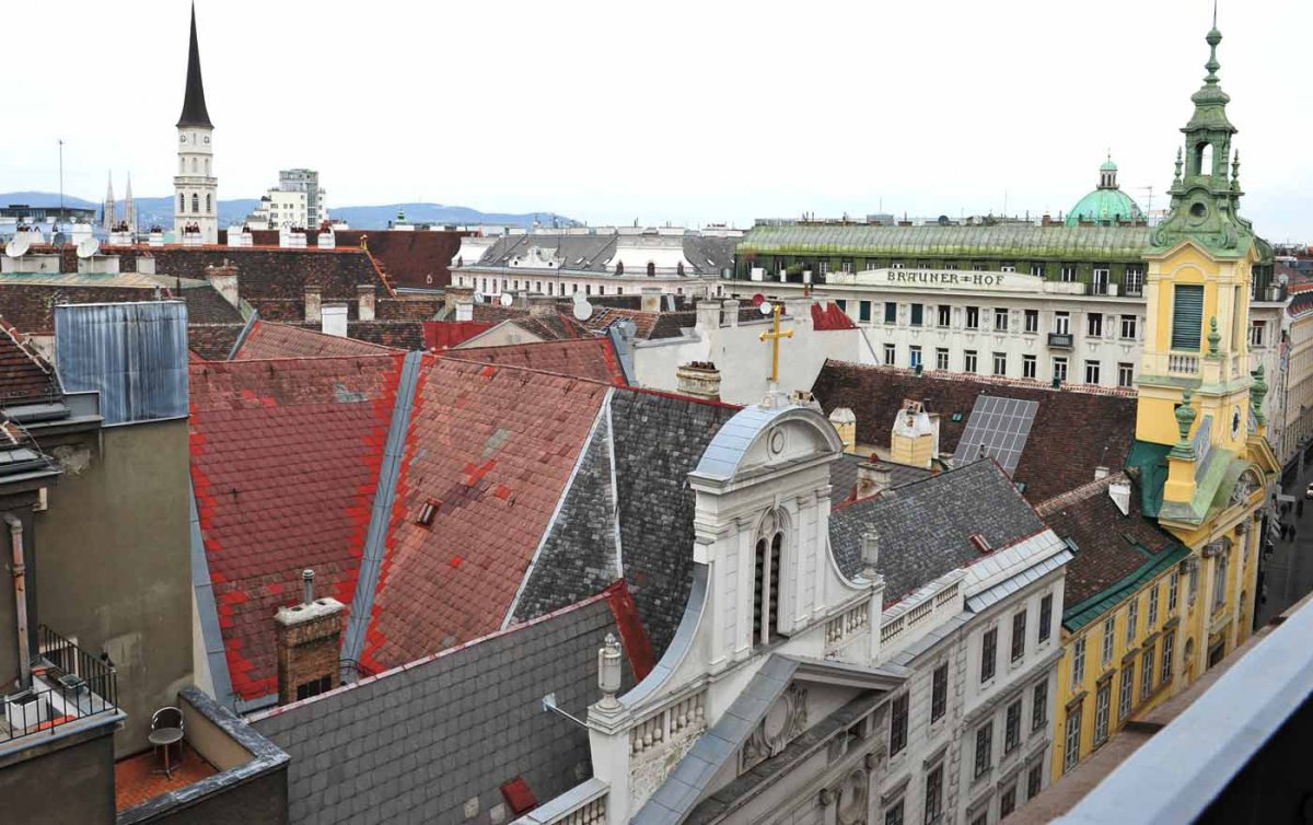 Eine neue Superintendentin oder einen neuen Superintendenten wählt die Evangelische Diözese A.B. Wien am 9. Juni. Im Bild: die evangelischen Kirchen in der Dorotheergasse im ersten Bezirk. Foto: epd/M. Uschmann