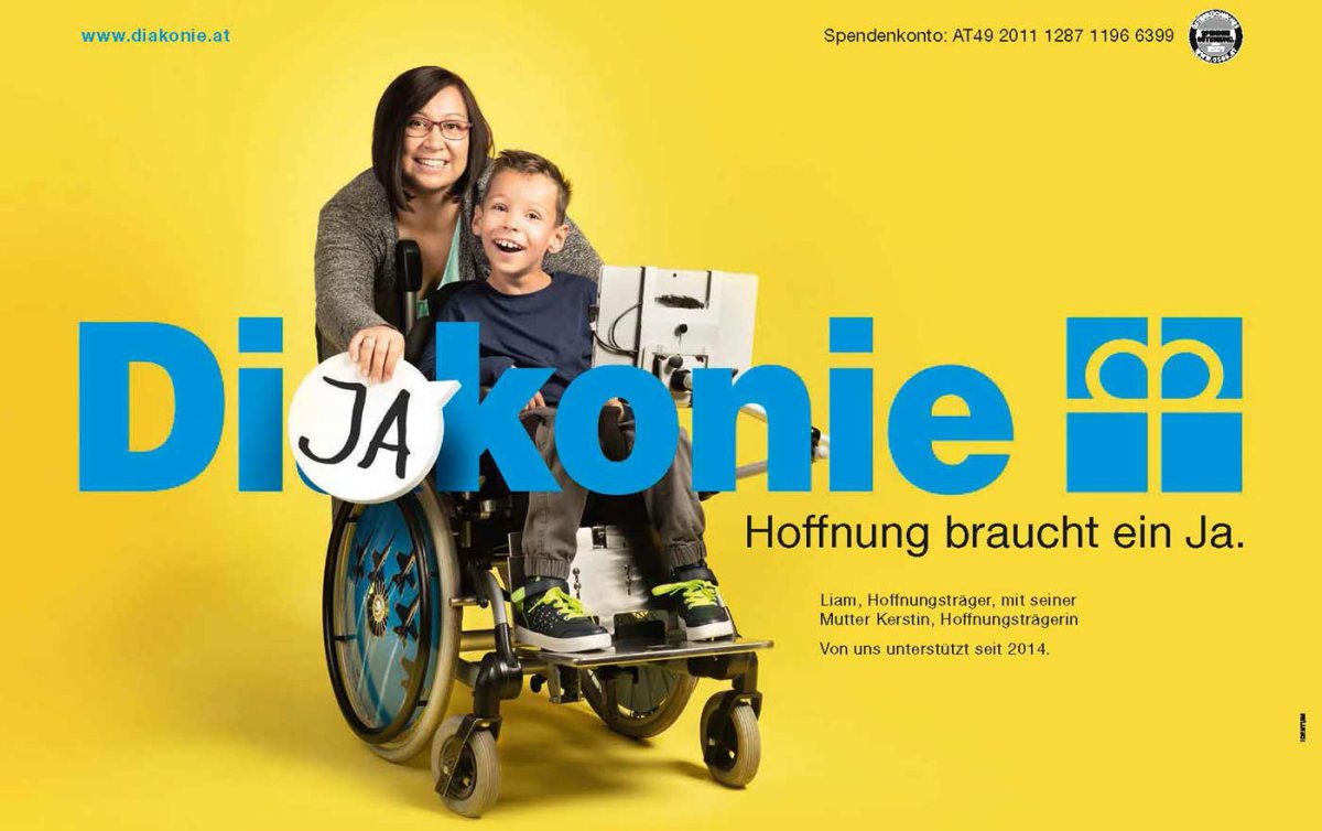 &quot;Mit unserer Kampagne wollen wir die Gesichter und Geschichten von Menschen, die Hoffnungsträger und Hoffnungsträgerinnen sind, ins Licht der Öffentlichkeit rücken&quot;, sagt Diakonie-Direktorin Maria Katharina Moser. Foto: Diakonie