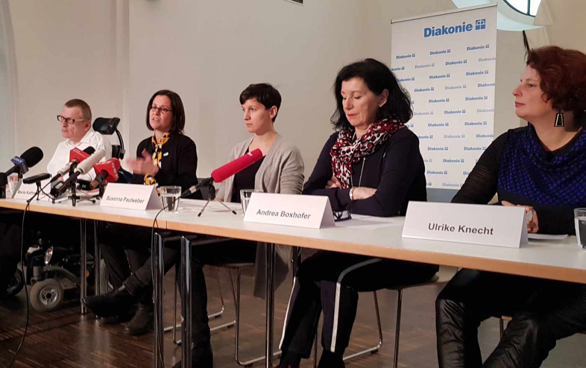 „Leistungsgerechtigkeit wird gerne verwechselt mit alter Besitzstandsgerechtigkeit, von der ich dachte, dass sie in einer liberalen Gesellschaft überwunden ist.“ Diakonie-Direktorin Maria Katharina Moser zur neuen Mindestsicherung. Foto: epd/Michael Windi