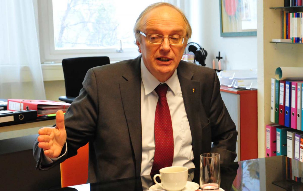 „Ich habe mich in Gesprächen stark gemacht für den Karfreitag als Feiertag im Austausch gegen den Pfingstmontag und bin mit diesem Vorschlag alleine geblieben“, sagt Bischof Michael Bünker. Foto: epd/Uschmann