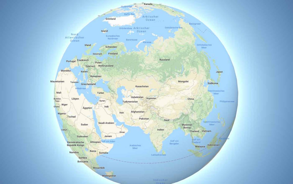 Vor allem China arbeite stark an einer Verschiebung der globalen Machtverhältnisse. Foto: Screenshot/Google
