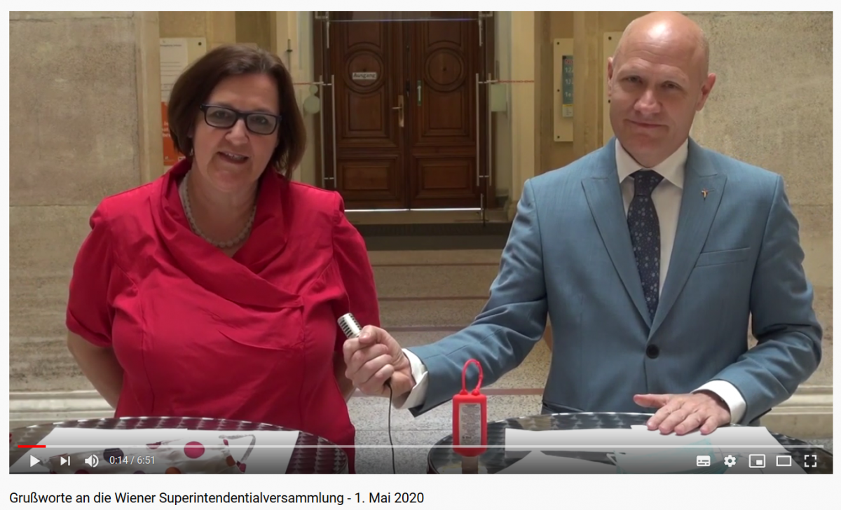 Petra Mandl und Matthias Geist. Foto: YouTube/Screenshot