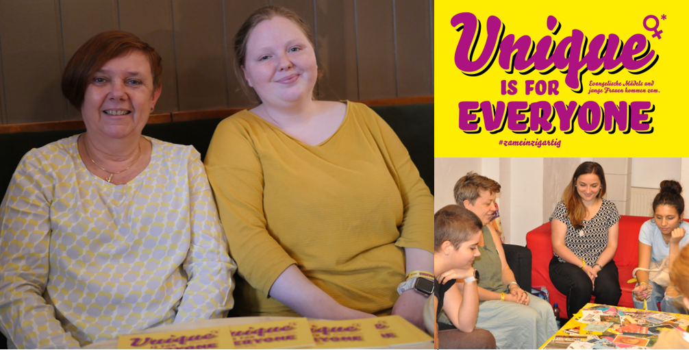 Elke Kunert und Hannah Rippel - sie organisieren das &quot;Unique is for Everyone&quot;-Event.