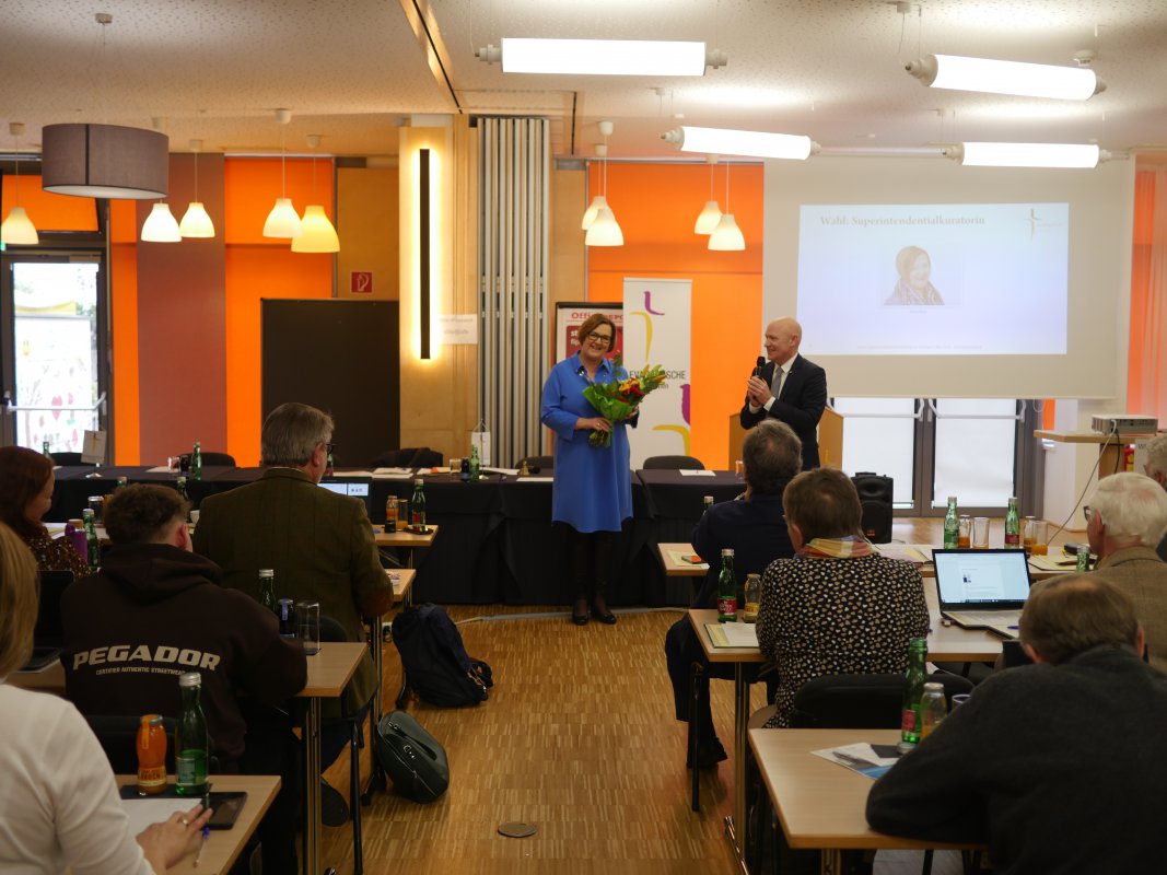 Petra Mandl ist wiedergewählt in die Leitung der Evangelischen Kirche A.B. in Wien. Foto: Evang. Kirche Wien/Schomaker