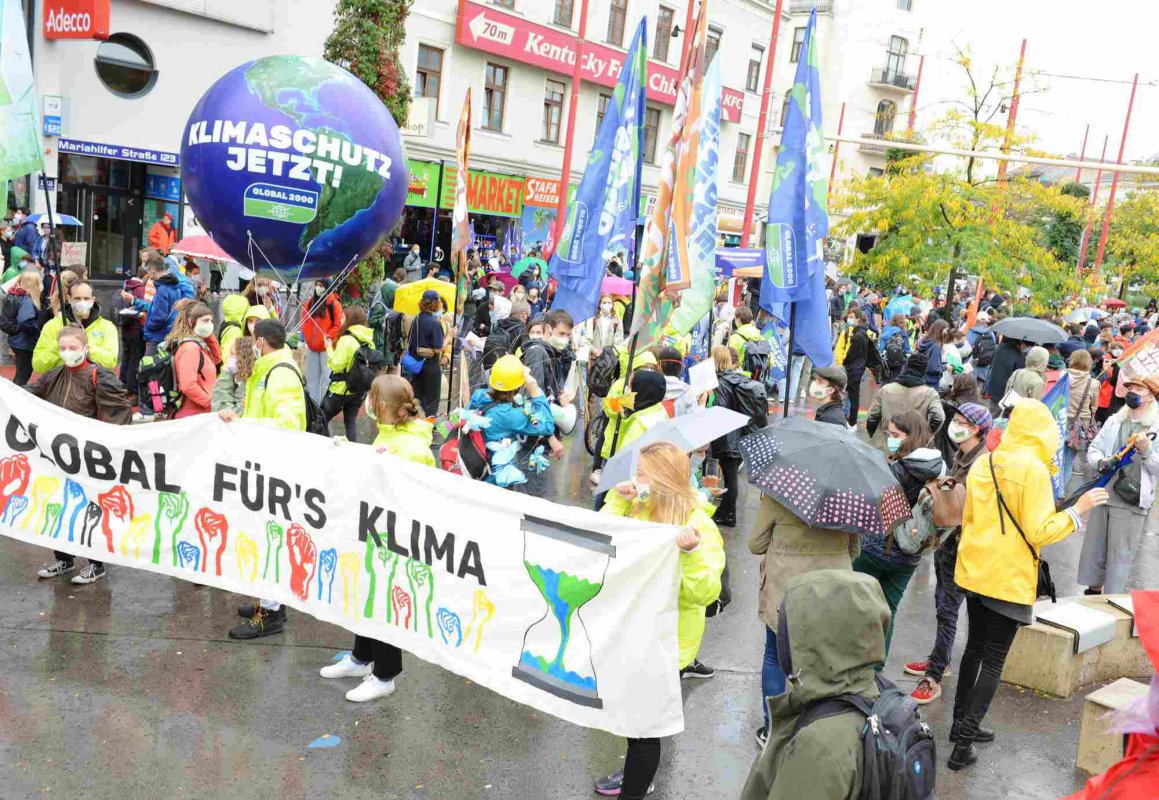 &quot;Religions for Future&quot; ruft Menschen aller Religionsgemeinschaften zur Teilnahme am Klimastreik auf. Foto: epd/M. Uschmann