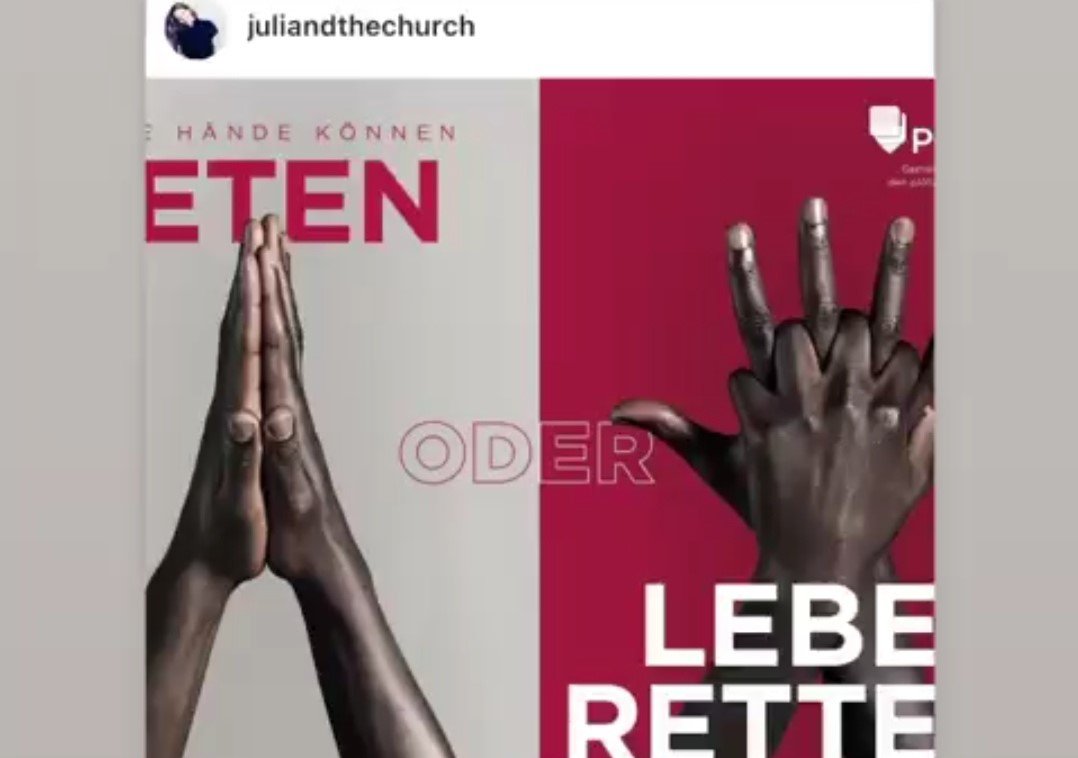 Insta-Posting von @juliandthechurch