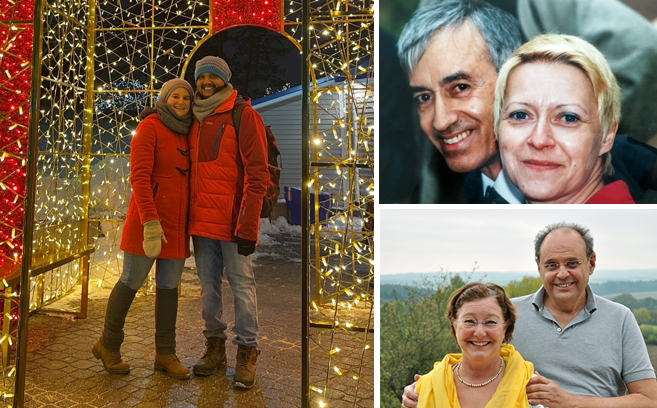 So feiern wir Weihnachten: gemischt-religiöse Paare berichten. (Fotos: privat)